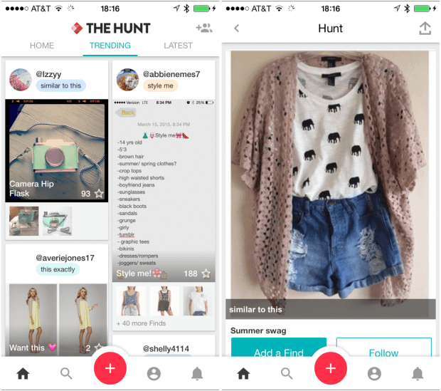 The hunt - Best Fashion apps
