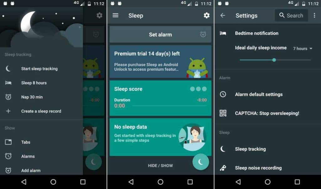 Sleep as Android Sleep Cycle Tracker, Smart Alarm